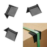 CONFEZIONE 500 pz. ANGOLARE in PLASTICA 60H50 mm Col. NERO